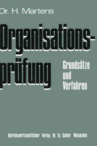 Cover of Organisationsprüfung