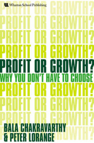 Cover of Profit or Growth?