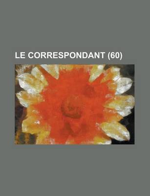 Book cover for Le Correspondant (60)