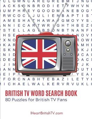 Book cover for The British TV Word Search Book