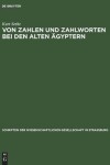 Book cover for Von Zahlen Und Zahlworten Bei Den Alten AEgyptern