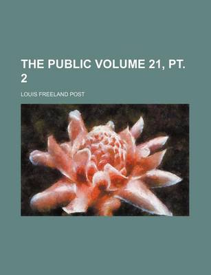 Book cover for The Public Volume 21, PT. 2