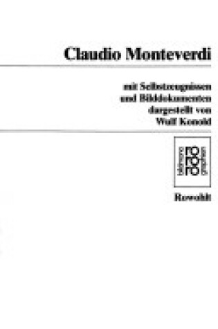 Cover of Claudio Monteverdi