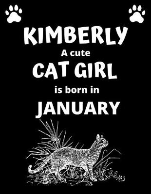 Book cover for KIMBERLY a cute cat girl is born in January