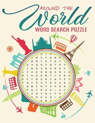 Book cover for Around the World Word Search Puzzle