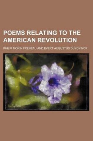 Cover of Poems Relating to the American Revolution