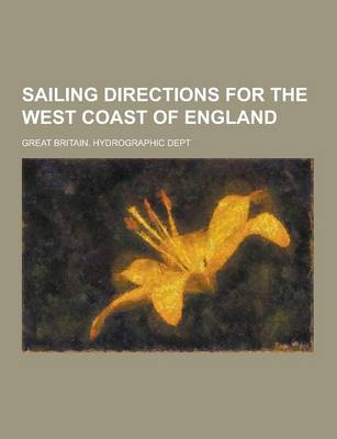 Book cover for Sailing Directions for the West Coast of England