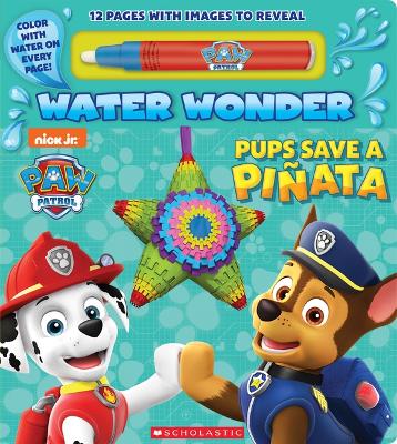 Book cover for Pups Save a Pi�ata (a Paw Patrol Water Wonder Storybook)