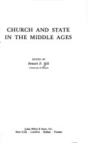 Book cover for Church and State in the Middle Ages