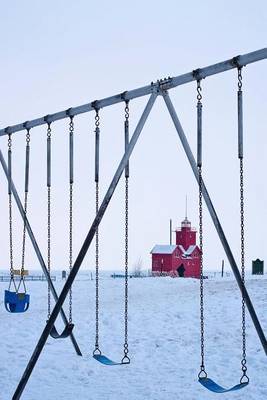 Book cover for Playground Swing Set in the Snow