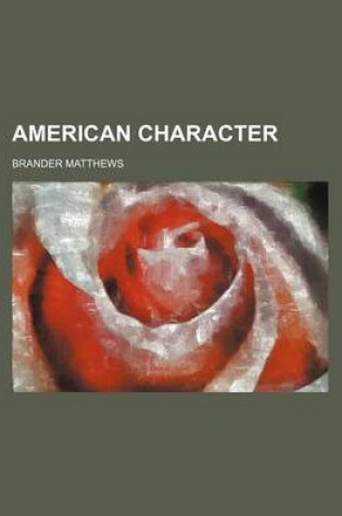 Cover of American Character