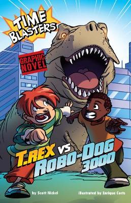 Book cover for T.Rex vs Robo-Dog 3000