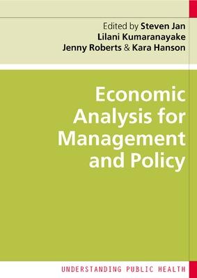 Book cover for Economic Analysis for Management and Policy