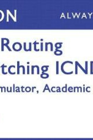 Cover of CCNA R&S ICND2 200-101 Network Simulator Academic Edition Pearson uCertify Labs Student Access Card