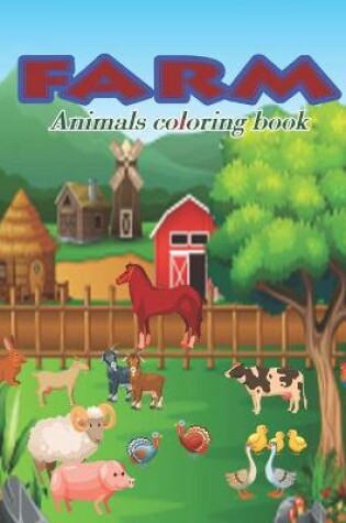 Cover of Farm Animals coloring book