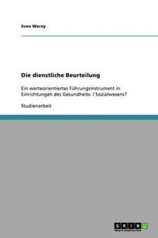 Cover of Die dienstliche Beurteilung