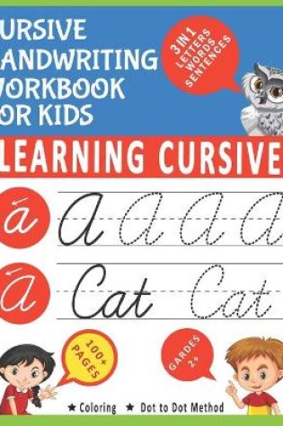 Cover of Cursive Handwriting Workbook for Kids