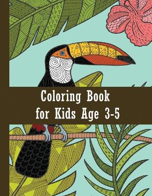 Book cover for Coloring book for kids age 3-5