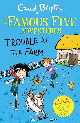 Book cover for Famous Five Colour Short Stories: Trouble at the Farm