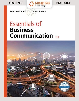 Book cover for Mindtap for Guffey/Loewy's Essentials of Business Communication, 1 Term Printed Access Card