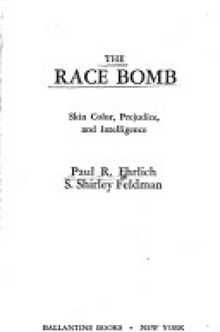 Cover of The Race Bomb