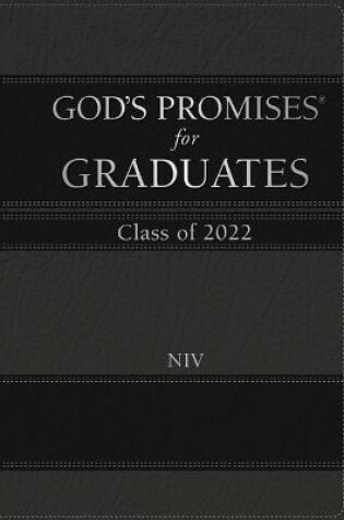 Cover of God's Promises for Graduates: Class of 2022 - Black NIV