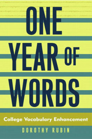 Cover of One Year of Words