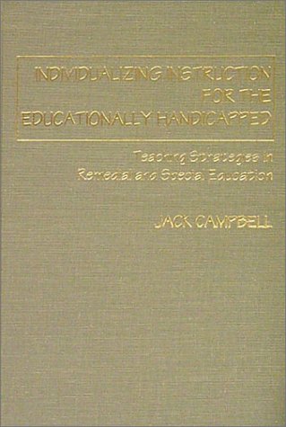 Book cover for Individualizing Instruction for the Educationally Handicapped