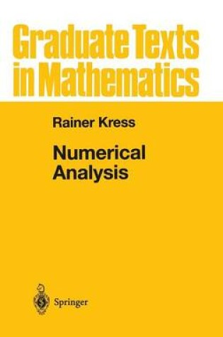 Cover of Numerical Analysis