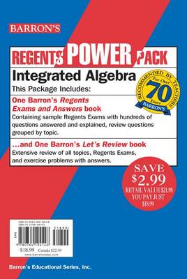 Book cover for Regents Power Pack Integrated Algebra