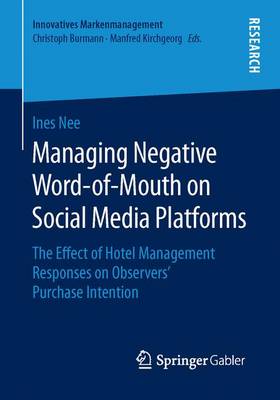 Cover of Managing Negative Word-of-Mouth on Social Media Platforms