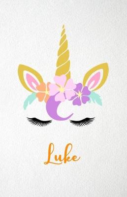 Book cover for Luke A5 Lined Notebook 110 Pages