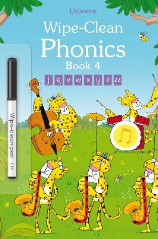 Cover of Wipe-clean Phonics book 4