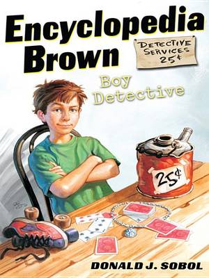 Book cover for Encyclopedia Brown, Boy Detective