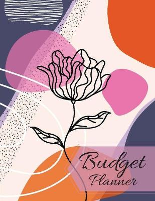 Book cover for Budget Planner- Monthly Home Budget Worksheet- Organizer book planner- Financial Organizer & Budget Notebook- Large 8.5" X 11"