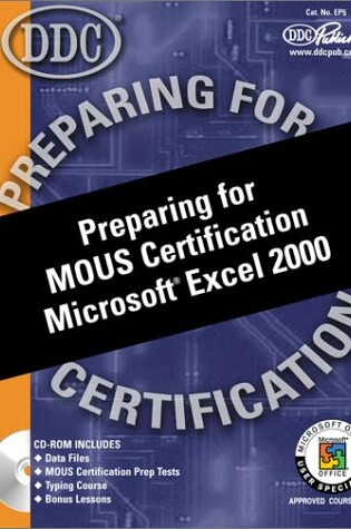 Cover of Preparing for Microsoft Excel 2000 Certification