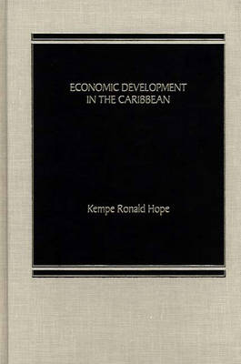 Book cover for Economic Development in the Caribbean.