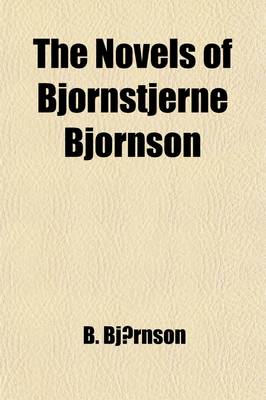 Book cover for The Novels of Bjornstjerne Bjornson (Volume 9)