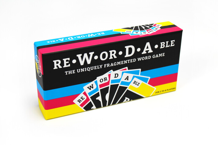 Book cover for Rewordable - The Uniquely Fragmented Word Game