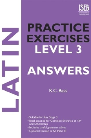 Cover of Latin Practice Exercises Level 3 Answer Book