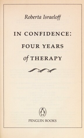 Book cover for Israeloff Roberta : in Confidence