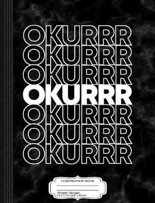 Book cover for Retro Okurrr Composition Notebook