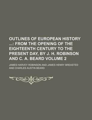 Book cover for Outlines of European History Volume 2