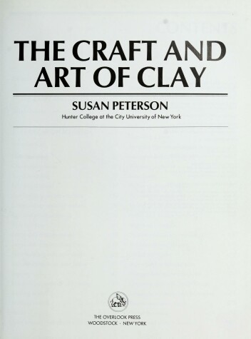 Book cover for The Craft and Art of Clay