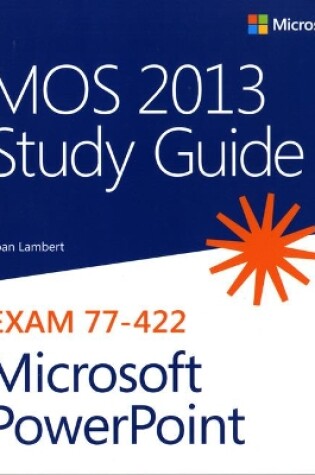 Cover of MOS 2013 Study Guide for Microsoft PowerPoint