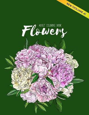 Book cover for Flower Coloring Books