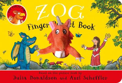 Book cover for The Zog Puppet Book