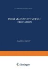 Book cover for From Mass to Universal Education