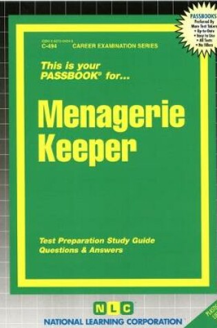 Cover of Menagerie Keeper