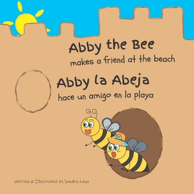 Book cover for Abby the Bee makes a friend at the beach